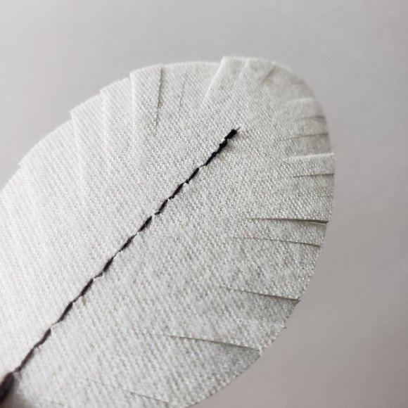 NEW Rose Gold Leaf Earrings, Fish Hook - Picture 6 of 6